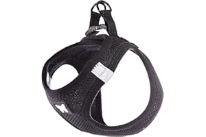 Martin Sellier Harnais Chien Mesh Haute qualité à répartition Uniforme Grand Confort Boucle Rapide Bandes réflechissantes (L, Noir)