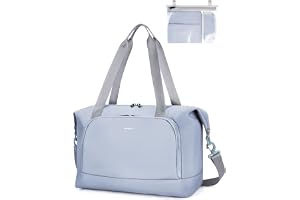 Ecohub för Easyjet Kabinväska 45x36x20 Undersäte, 30L Handbagage Väska med Avtagbar Våtväska, Vattenavstötande Duffelväska, L