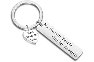 GENERIC Nanny Gift My Favorite People Call Me Nanny Keychain Best Nanny Ever Jewelry Babysitter Gift Grandma Gift