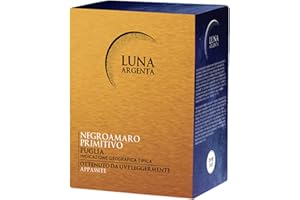 MGM MONDO DEL VINO, 47121 FORLI, ITALIEN Rotwein Italien Cuvée Negroamaro und Primitivo Luna Argenta Bag in Box trocken (1x5L)