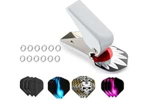 CRAZY-M Freccette Punch Flight con Dart Flights Set con e Spring Spring Washers Set - Slotmachine Voli Accessori Freccette Flight Punch - Slotmachine Voli Accessori Adult, Dartflights Punching Machine