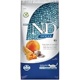 N&D Ocean Kuru Kedi Maması, Ringa Balığı, Balkabağı ve Portakallı, Yetişkin, 5 kg