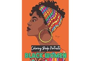 Coloring Book Portraits - Black Women: Magic African Queen adult Coloring Book - Gorgeous muse female faces drawings to color (Africa, ethnic, brown ... - Stress Relief and Relaxation Designs
