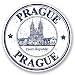 Produktbild 2 x Prag Tschechische Republik Vinyl Aufkleber Aufkleber Laptop Reise Gepäck Auto Cool Schild Fun # 4796-10cm/100mm Wide
