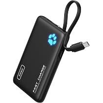 INIU 30W Magnetische Power Bank – Qi2-zertifiziert, 10000mAh, Lädt IPhone 16 & Co. Superschnell, Lila