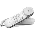 VTech CD1100 Trimstyle Corded Home Phone.No AC Power Required,Landline Phone with last number redial key,ringer control,receiver volume control,recall key,hearing aid compatible,table&wall mountable