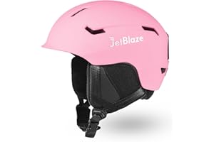 JetBlaze Ski Helmet Mens Women Unisex Ski Helmet Snow Sports Helmet With Vents For Skiing Snowboard Snow Helmet For Adults Youth