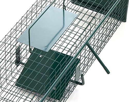 Tierfallen – 5 verschiedene Ausführungen, Schutz für Ihr Eigentum und Nutztiere, schonender Lebendfang, effektiv und sicher, wetterfest, einfache Handhabung, ideal als Katzenfalle, Fuchsfalle, Marderfalle, Rattenfalle, Kleintierfalle, Drahtfalle - 4