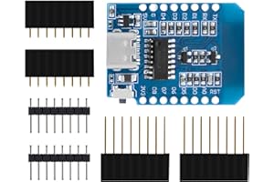 APKLVSR Mini ESP8266 Module,Mini NodeMcu with ESP8266 ESP-12F Lua Module CH340G Compatible with Arduino (USB C Port)