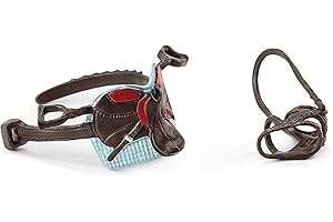 Schleich 42489 Selle et bride Hannah et Cayenne, dès 5 ans, Horse Club - accessoires, 9 x 3,5 x 14 cm