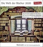 Die Welt der Bücher Postkartenkalender 2020. Wochenkalendarium. Blockkalender. Format 16 x 17,5 cm by 