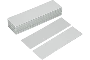 sourcing map 20 Pcs Plastic Flat Shims for Leveling, 1mm(1/32") Structural Tile Composite Shims, Plastic Glazing Blocks for Home Improvement, Window, Toilet, Table, Grey