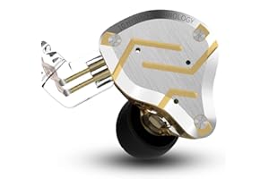Yinyoo KZ ZS10 Pro IEM Five Driver 4 Balanced Armature and 1Dynamic Drivers Headphones, High Fidelity in Ear Earbuds with 2pin Earphone Replacement Cable