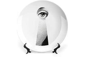 SKYRUG Lina Cavalieri Teller, Wand-Dekoplatte, mysteriöse Frontplatte, Wanddekoration, inklusive Halterung und speziellem Federhaken, G12,25,4 cm