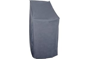 Laneetal Schutzhaube Gartenstuhl Schutzhülle Gartenmöbel Oxford wasserdicht Abdeckplane Stühle Abdeckung 68x96x110/150cm Anthrazit