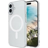 Fixmaster iPhone 17 İ&ccedil;in Magsafe ile Uyumlu Şarj &Ouml;zellikli Şeffaf Kamera &Ccedil;er&ccedil;eveli Porto Kapak Sararmaya Dayanıklı Kılıf