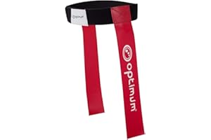 Optimum TBFB Touch Rugby Tackle Tag Belt Flags | Adjustable, Training Aid For Beginner| Pack Of One & Seven, Multi Colors