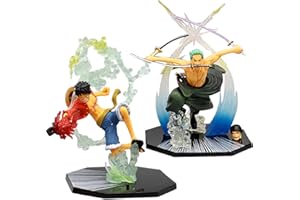 BESTZY One Piece Action Figure, 2PCS Character Model Anime Statue Doll Collectible Model Characters Statue Creative Decoration Gift for Kids Party Supplies