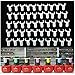 Anself 50pcs Professional Acrylic Nail Art Display Tips Practice Polish UV Gel Color Ring Board DIY Tool Set