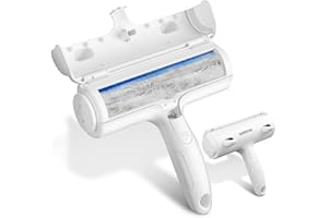 ACE2ACE Pet Hair Remover Roller, Reusable Animal Hair Removal Brush for Dogs and Cats, Easy to Clean Fixed Areas Pet Fur from Carpet, Furniture, Rugs, Stairs, Bedding and Sofa