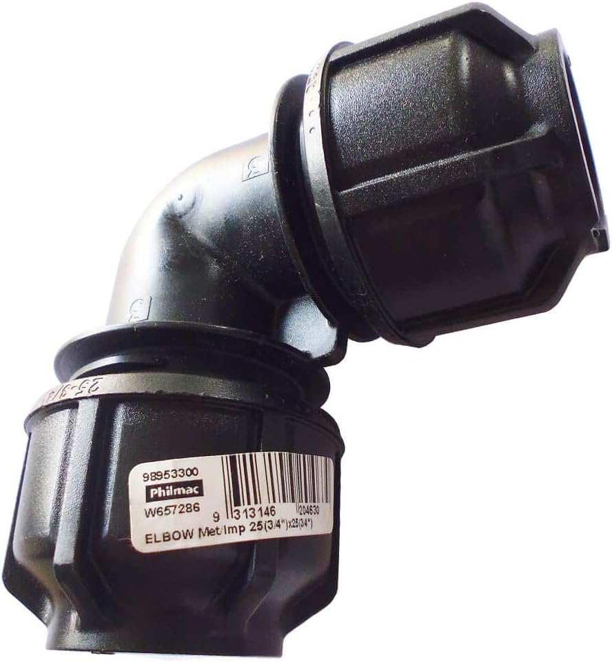 Philmac 20mm (1/2") Poly Equal Elbow 9522