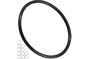 Tätningsringssats, 12 st, YD Ø 50 mm, ID Ø 40 mm, tjocklek 5 mm, i Svart, tillverkad av nitrilgummi, gummiringar för reparati