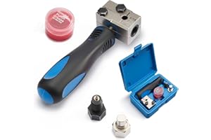 Wvoillty Bremsleitung Bördelgerät für DIN Bördelungen, 4,75 mm Universal-Bremsleitungs-Bördelgerät-Satz, für Klimaanlagen, Fahrzeugleitungen, Quadratische Rohre