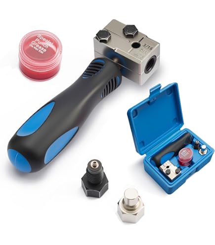 Pince à Sertir DIN 4,75 Mm Pour Conduites De Frein Et Climatisation - Kit Universel En Acier Trempé