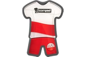 Chinchilla Antirutschpad im Polen Trikot-Design - Autohalterung für Handys & Navi im Trikot Style, für die Fußball EM 2024, Fanartikel für das Fußballfieber, wasserfeste Unterlage