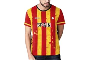 YuanDiann Qatar Football World Cup T-Shirt Fans Cheer On 3D National Flag Printing Short Sleeve Crew Neck Loose Sport Casual Breathable Quick Dry Tee Shirt for Adults & Kids