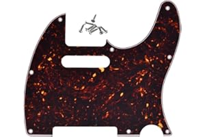 KAISH Tele Scratch Plate Guitar Pickguard Ciemnobrązowy żółw do Fender Telecaster