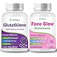 Effective Glutathione & FaceGlow Multivitamin Capsules – Rich in Antioxidants with Vitamin C & E for Natural Glow & Brightening Look | Collagen Veg Supplement - Better To Tablets