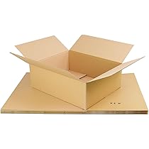 100 DEEP Size Royal Mail Small Parcel Cardboard Postal Boxes 350x250x160mm - NEW | UK