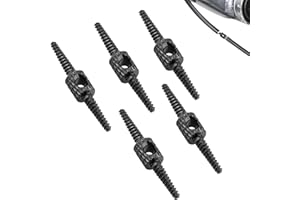 YEGERING 5Pcs Bicycle Internal Cable Routing Tool Kit | Internal Cable Routing Kit for Effortless Threading Brake/Shifter Lines Bike Brake Cable Threading Tool Hydraulic Hose Connectors & Frame Guides(Black)