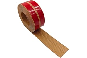 GELINTONG Flexible Skirting Board Roll, 18 x 18 mm (Length: 6 m, Yellow oak),Self Adhesive PVC Baseboard Wall Molding Trim,Corner Guards,PVC Angle Trim,Caulk Sealant Tape Strip