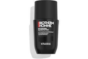 ‎BIOTHERM Biotherm Homme Day Control 72H Deo Roll-On, 72 Stunden Anti-Transpirant Herren Deo, wirksamer Schutz vor Schweißgeruch, für empfindliche Haut und alle Hauttypen, wirkt pflegend und beruhigend, 75 ml