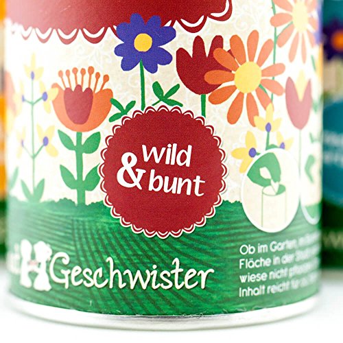 Streuwiese „Wild & Bunt“ – Bunte Blumenmischung für wilde Gärten - 2