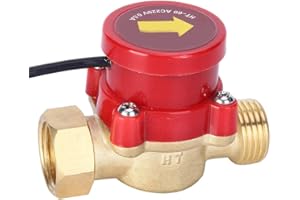 MARHYNCHUS Flussostato Pompa Acqua 220 V, Sensore di Flusso Pompa Acqua Interruttore di Controllo Automatico Pressione Pompa Booster Acqua Sensore di Flusso HT-60 4-4