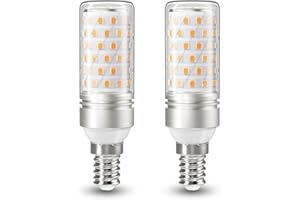 DiCUNO Bombilla LED E14 Maíz 10W, Equivalente halógena 130W, 1350lm, Luz cálida 2700K, No regulable, 230V, Casquillo E14 estándar, Ahorro de energía, Pack de 2