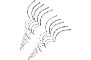 ARTECSIS Set di 10 Bastoni per pomodori 170cm, Ø5mm in acciaio/Paletti a spirale per Piante