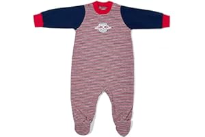 RASENBALLSPORT LEIPZIG RB Leipzig Baby Strampler gestreift, Einteiler, Babystrampler - Plus Lesezeichen Wir lieben Fußball