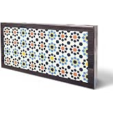 Biggdesign Tavla, &Ccedil;izilmez Zeminli, Mıknatıslı MDF Kasa, 2 Kat Vernik Cilalı (Star)