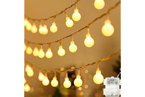 Batteridriven utomhusljusslinga, varmvit, 30 LED med timer för balkong, sovrum, trädgård, fester, jul, bröllop, heminredning