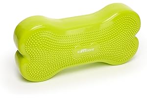 FITPAWS Ball Dynamics Int. LLC K9FITbone Disque d'Equilibre en Forme d'Ospour Chien Vert Champêtre 58 x 29 x 10 cm