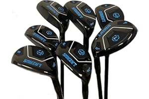 LAZRUS GOLF Palos de Golf híbridos Premium para Hombres: 2,3,4,5,6,7,8,9, PW Palo único para Mano Derecha e Izquierda, Flex Regular