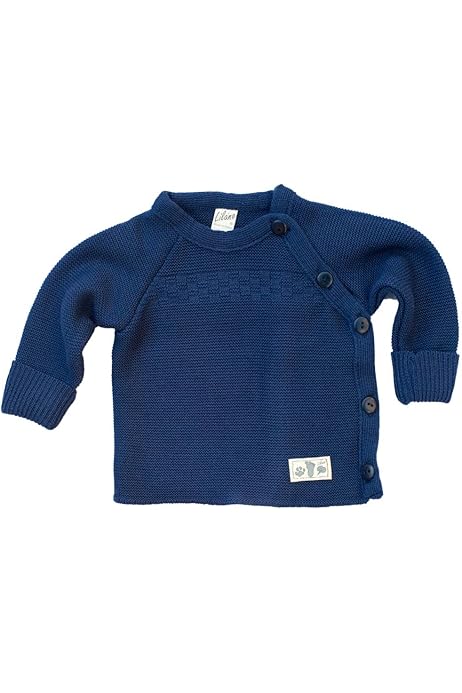 Cardigan Neonato Engel Natur - 70% Lana Biologica, 30% Seta, Grigio Chiaro - Foto 9