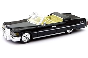 HTC EQUIPEMENTS HTC - Voiture Americaine Cadillac Coupe DE Ville 1976 Noire 1/43°