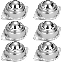 6 Rotelle A Sfera Per Mobili - Con Cuscinetti E Viti, Trasporto Facile E Silenzioso - Foto 2