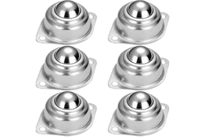 Transfert à Billes Roulettes,Tianher 6 Pièces Roulettes de Transfert Billes à Rouleaux Meubles Fer avec Boules pour Transmission Fauteuil Roulant Systèmes d'alimentation Machines de Traitement