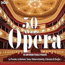 3CD 50 Arias Opera, Maria Callas, Pavarotti, Traviata, Il Barbiere Di Siviglia, Tosca, Carmen, Teatro, Opera Music, Classical Music, Musica Classica